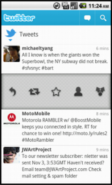 Twitter for Android: Update available
